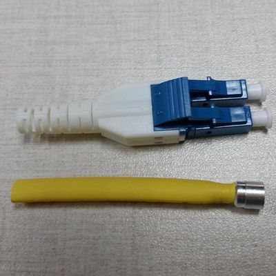 Fiber Optic LC Uniboot Connector , Single Mode Fiber LC Connector 0.9mm