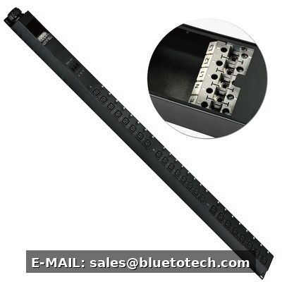 125A High Power PDU 415V Three Phase C13 C19 Outlet Rack Power Distribution Unit ETL CE Certified