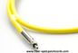 SMA905 SMA906 Laser Optical Fiber Cable with Air Isolation Groove Connector Yellow cable