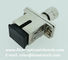 Black Dust Cap Simplex SMA SC Fiber Optic Adapters Hybrid High Precision