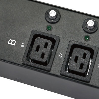 125A High Power PDU 415V Three Phase C13 C19 Outlet Rack Power Distribution Unit ETL CE Certified