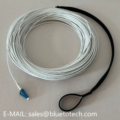 Biały 2 mm optyczny kabel z napinkami z włókna optycznego z prądem ciągnącym LC do LC 2,0 mm optyczny kabel z napinkami z włókna optycznego