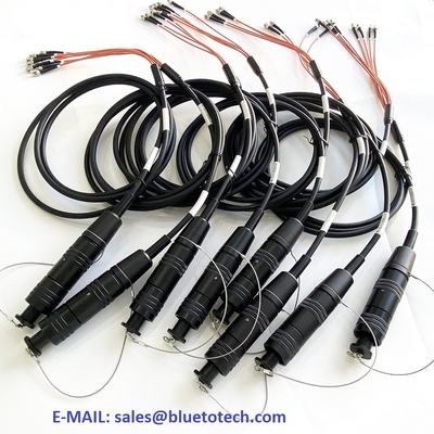 TFOCA do ST 4CH Tactical Fiber Cable Assembly Waterproof Military TFOCA do ST 4 Core Fiber Optic Patch Cord