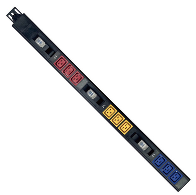 Zestaw aluminium 3 Faza 415V 32A 9 Port C19 Mining PDU Do zastosowań ciężkich