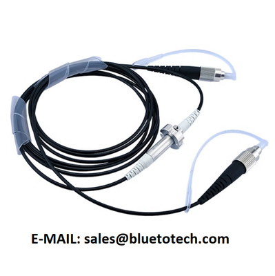 Włókno optyczne łącza obrotowe Włókno optyczne pierścień rozkładowy obrotowy 1Włókno FC złącza pojedynczy model długowieczność Czarny kabel