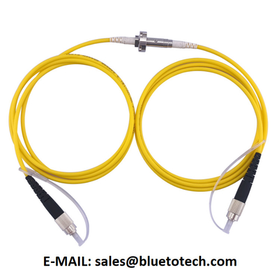 Włókno optyczne łącznik obrotowy 1Fiber FC Connector Jednorazowy model Żółty Kolor Włókno optyczne Splip Ring Rotary