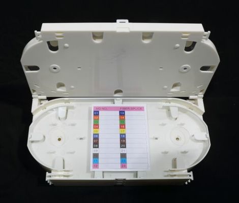 Biała folia światłowodowa 24 rdzeń 24 Fibre splotowa osłona Chroń materiałem ABS