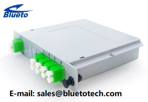 Rozdzielacz światłowodowy LGX kasetowy FTTH jednomodowy LC APC 1 × 4 1 ​​× 8 PLC Splitter